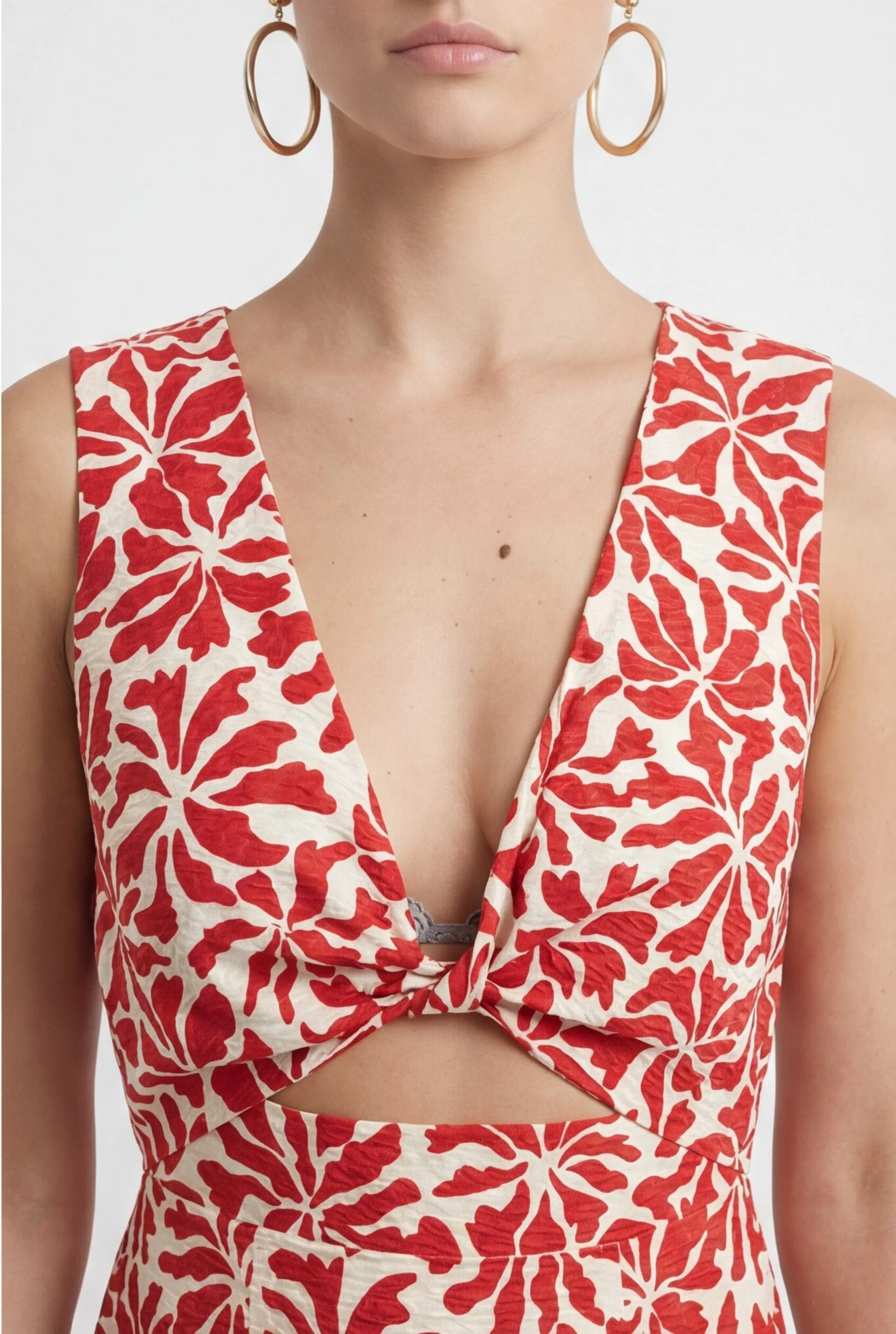 ROBE MIDI - CLARISSA - GRENAT