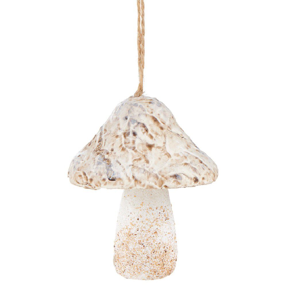 Champignon de No&euml;l brut à suspendre