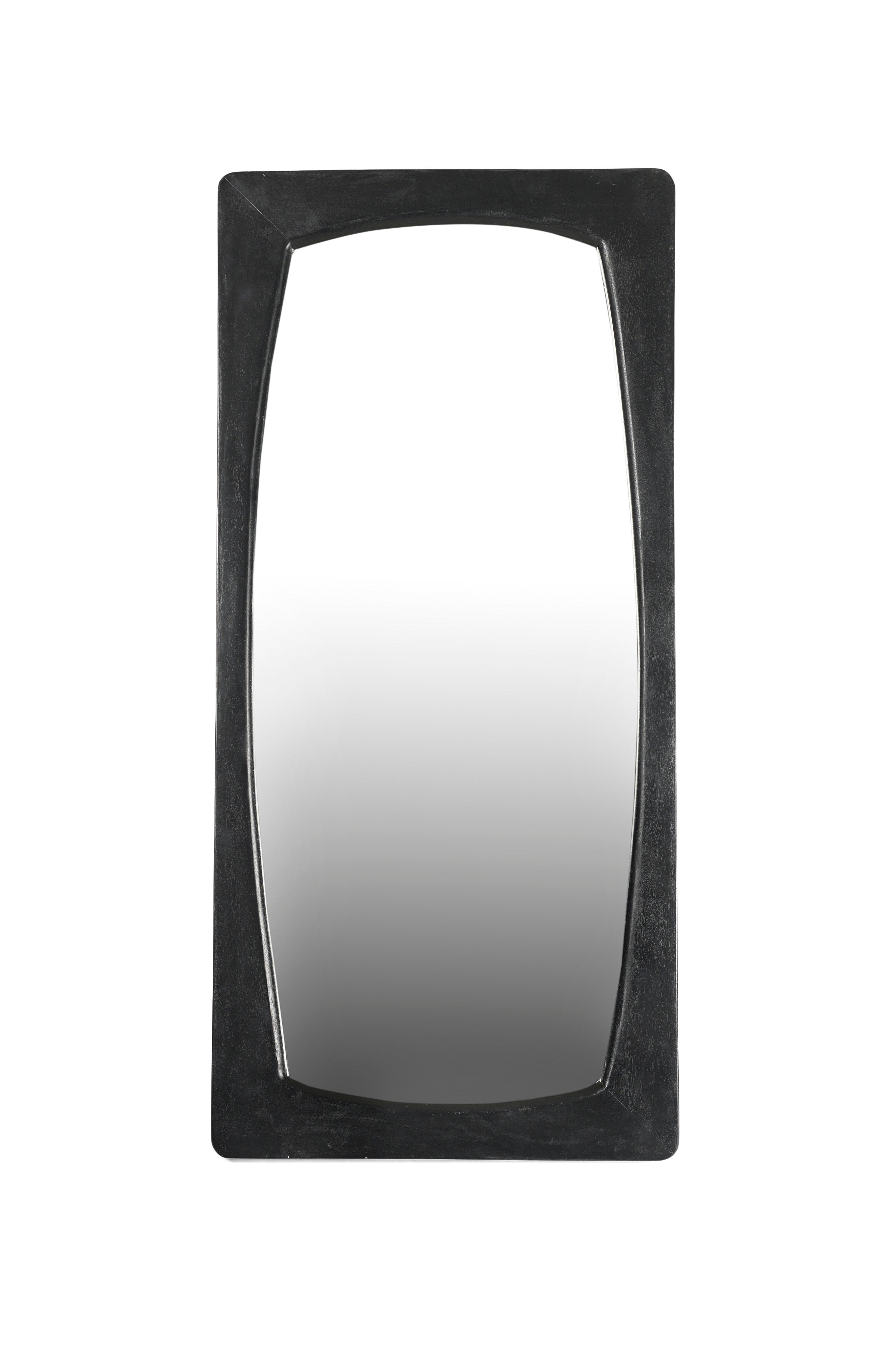 Brix spiegel Alain - 3x53x113 - mangohout - zwart