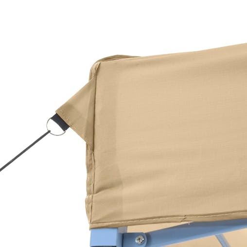 NNEVL Foldable Party Tent Pop-Up with 3 Sidewalls Beige