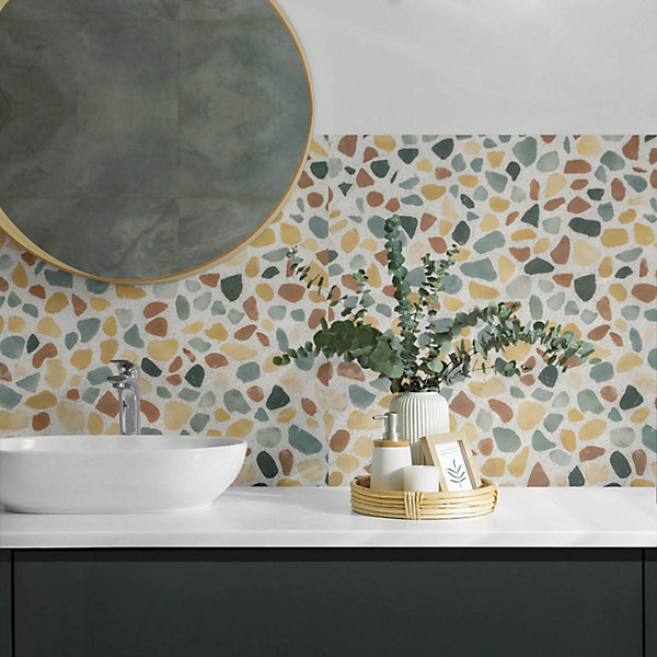 Panneau Décoratif Mural Wallfluent 120x60 cm Mosaïque De Carreaux Rectangulaires 1 pièce