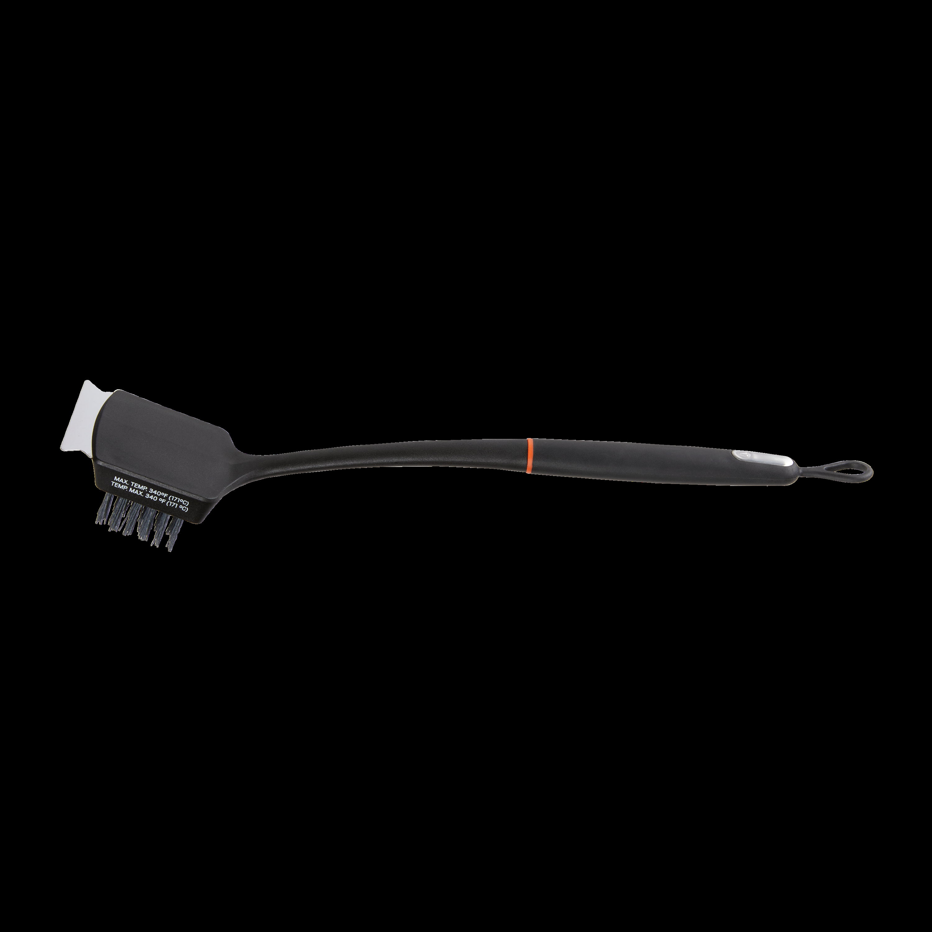 Vida by PADERNO Grill Brush w/ Nylon Bristle & Removable Head For Cleaning BBQ Grill & Grates