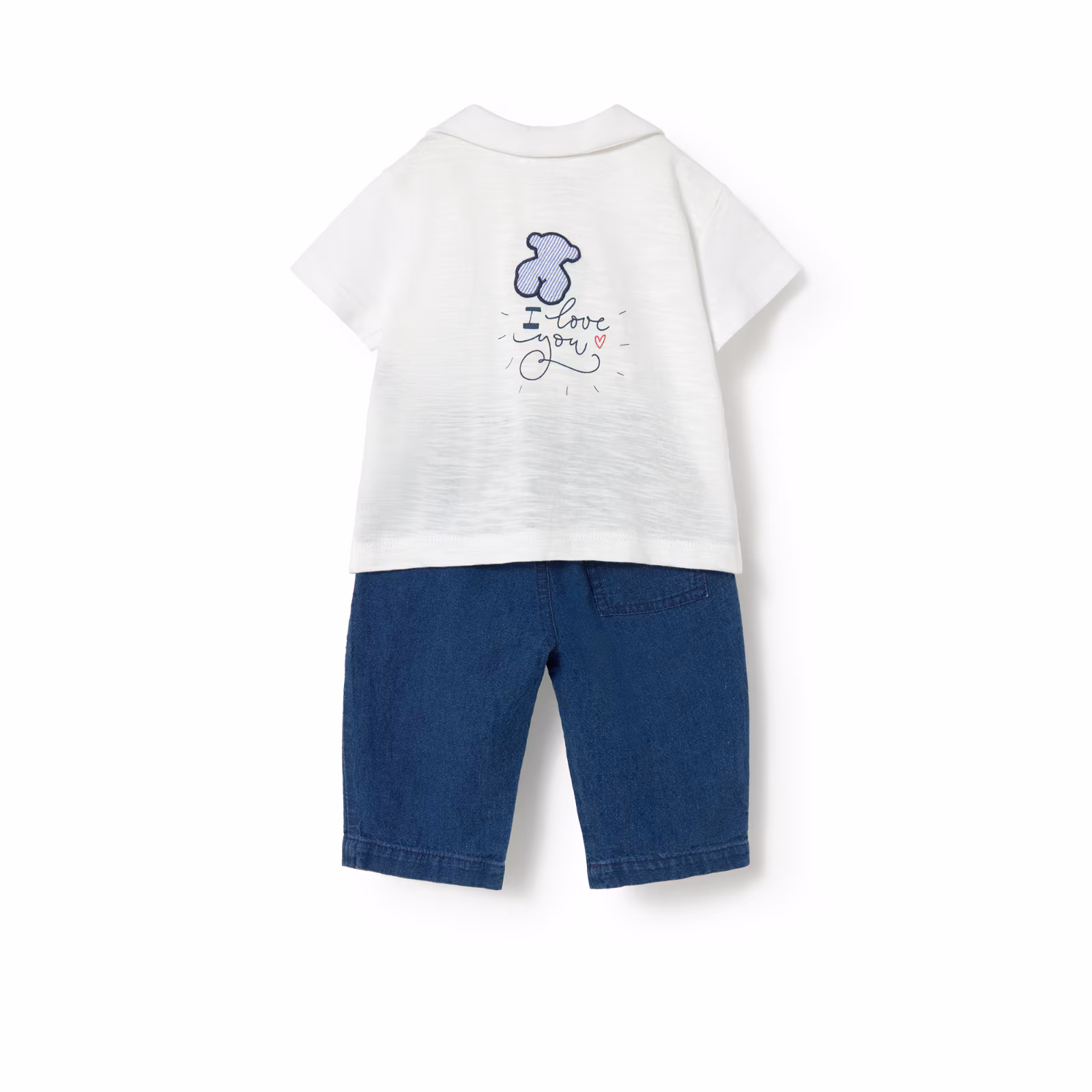Conjunto de bebé niño Jeans azul