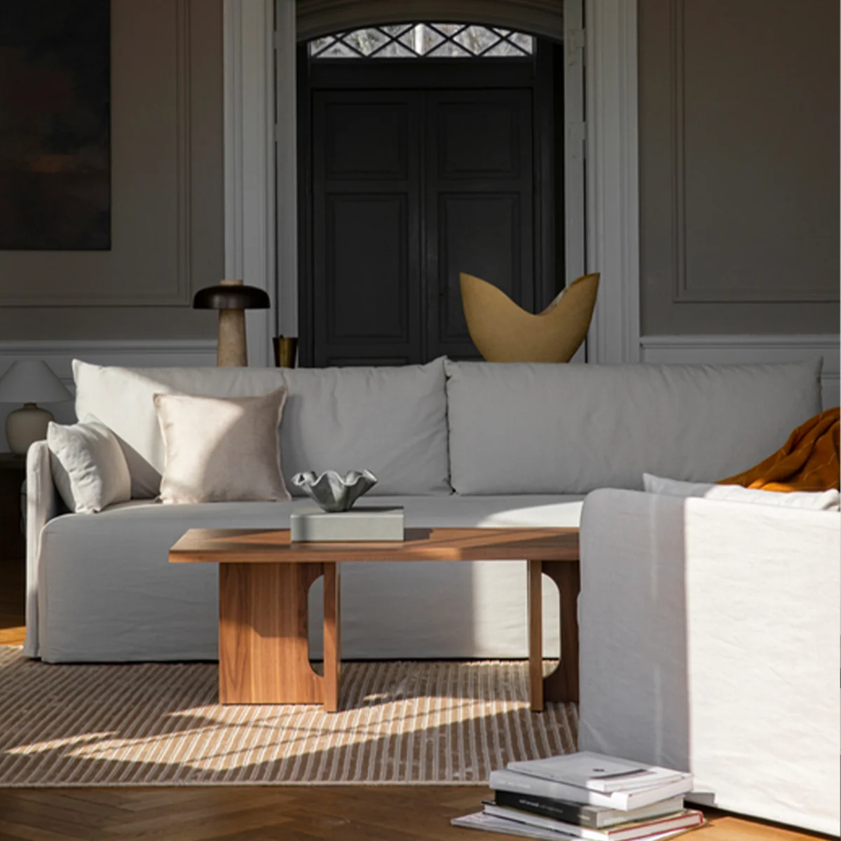 Audo - Offset Sofa mit abnehmbarem Bezug