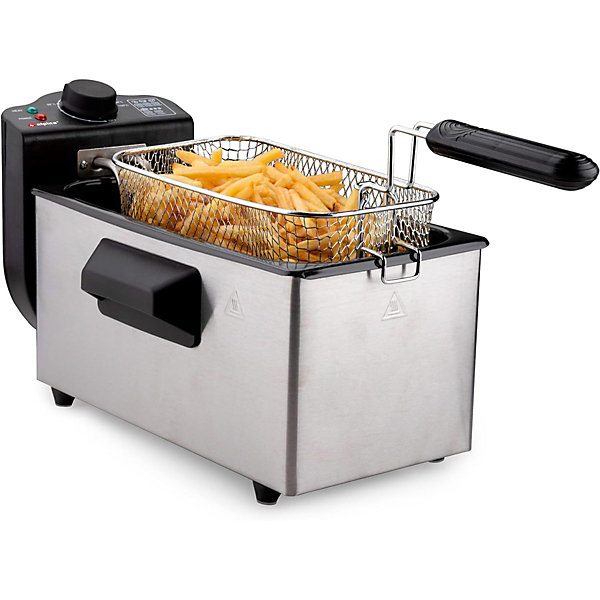 Friteuse électrique à huile Cuve 3L 2000W 190-C ALPINA
