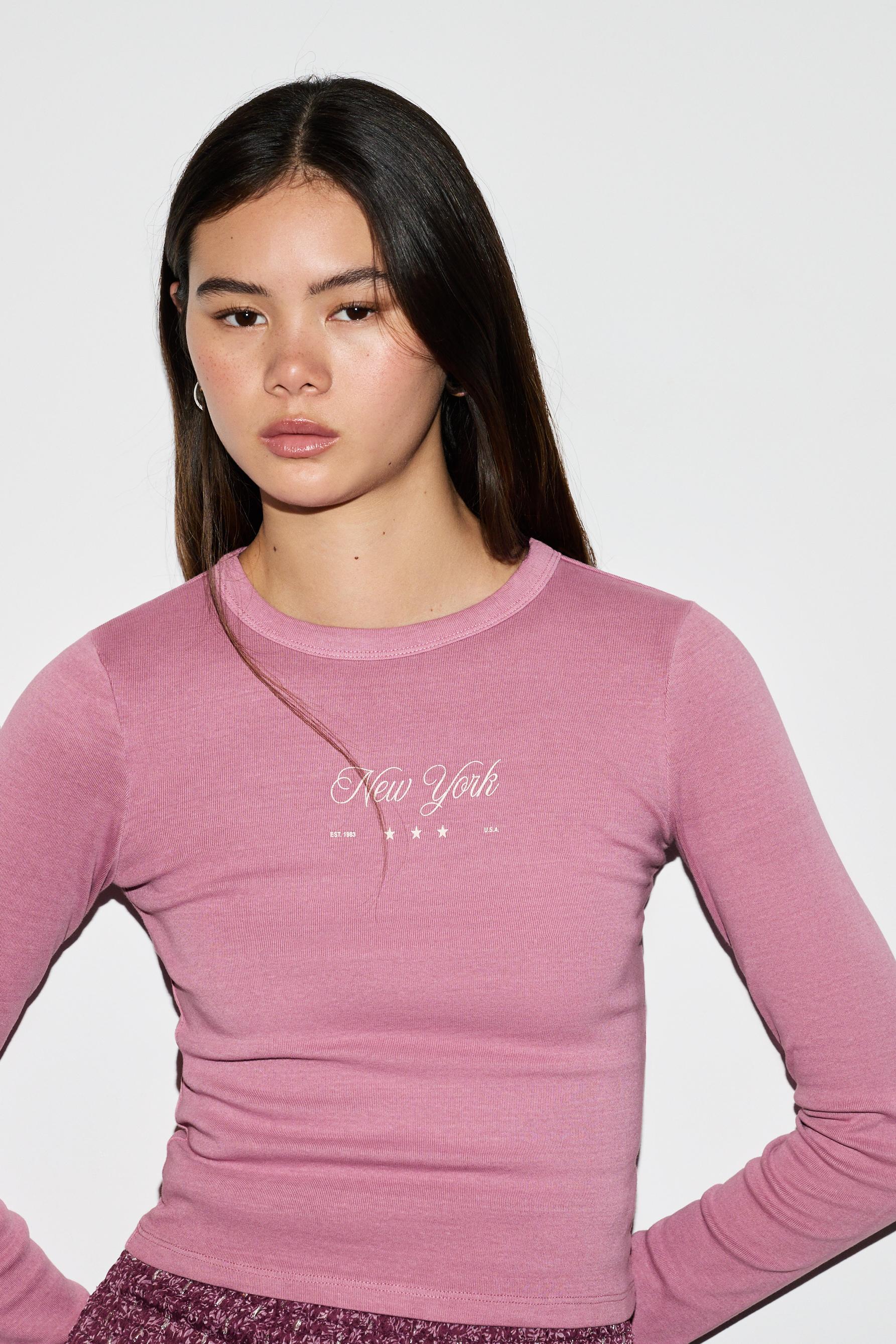 Camiseta estampada efecto lavado