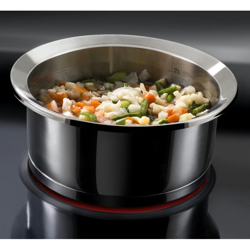 YCÔNE - Lot 2 casseroles Ø 16/20cm + 1 poignée en Acier Inoxydable