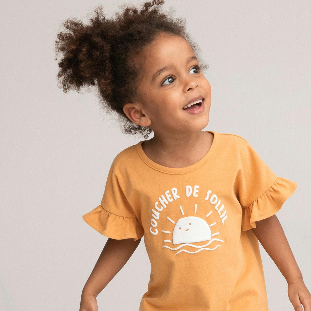 Lot de 2 T-shirts à manches courtes volantées