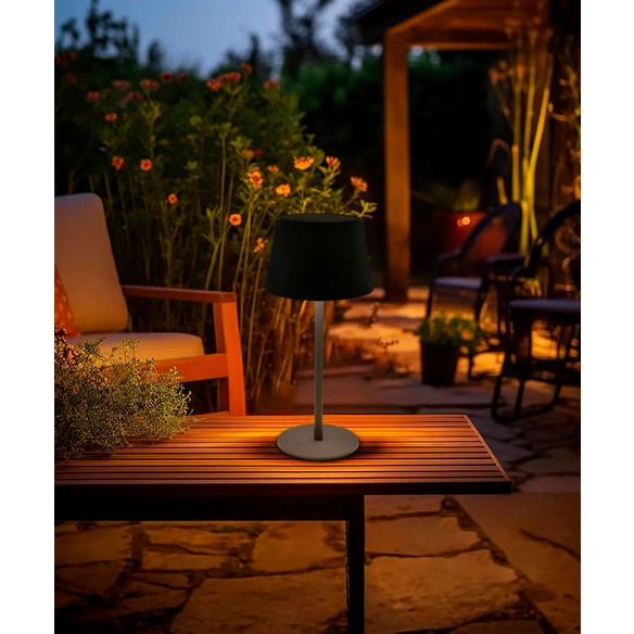 LED-Tischleuchte »Soelu«, ØxH: 13 x 30,5 cm, warmweiß, 280 lm, dimmbar, schwarz