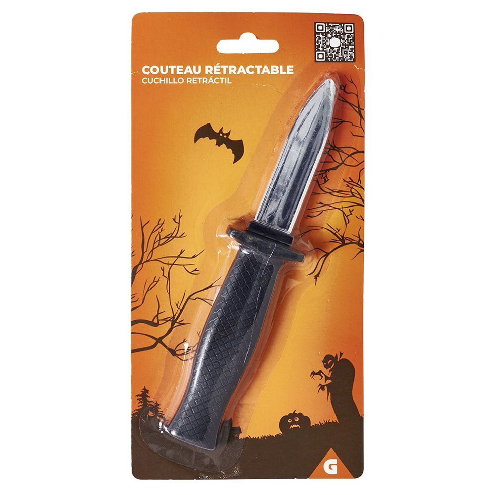 Couteau rétractable Halloween