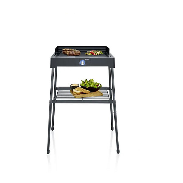 Barbecue électrique sur pieds 2200w noir Severin PG8568