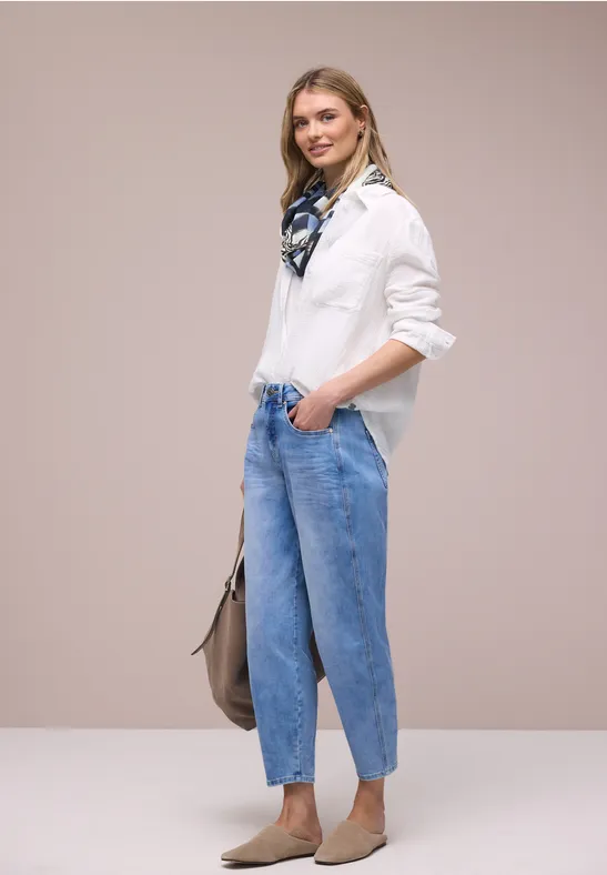 Loop-Schal aus Modal mit Mustermix