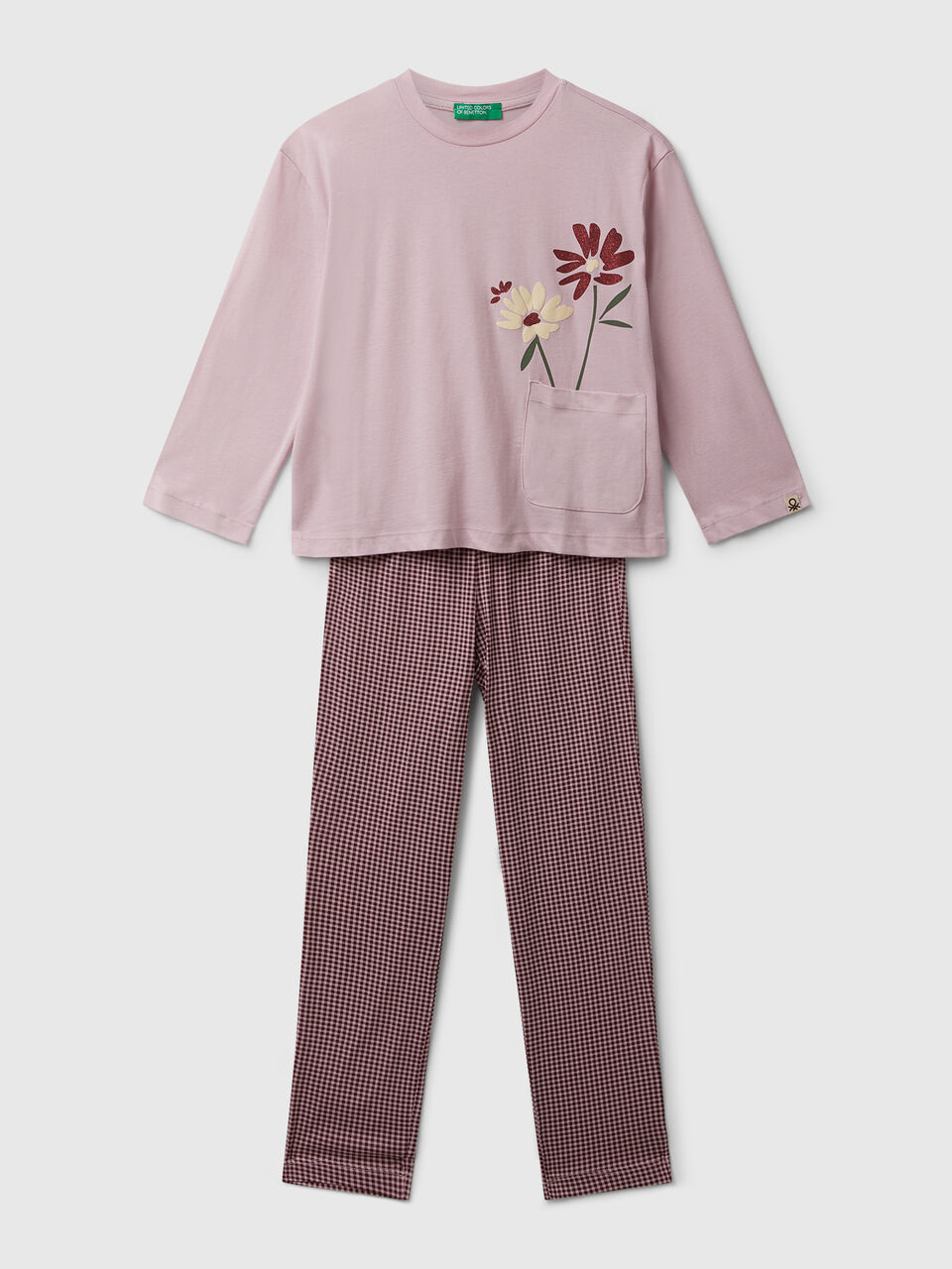 Pyjamas with flower print
