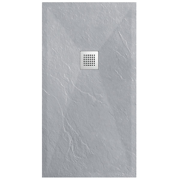 Balneo Grille 13,2x13,2cm, pour receveurs de douche, chrome, quadrillage, Stone Tray