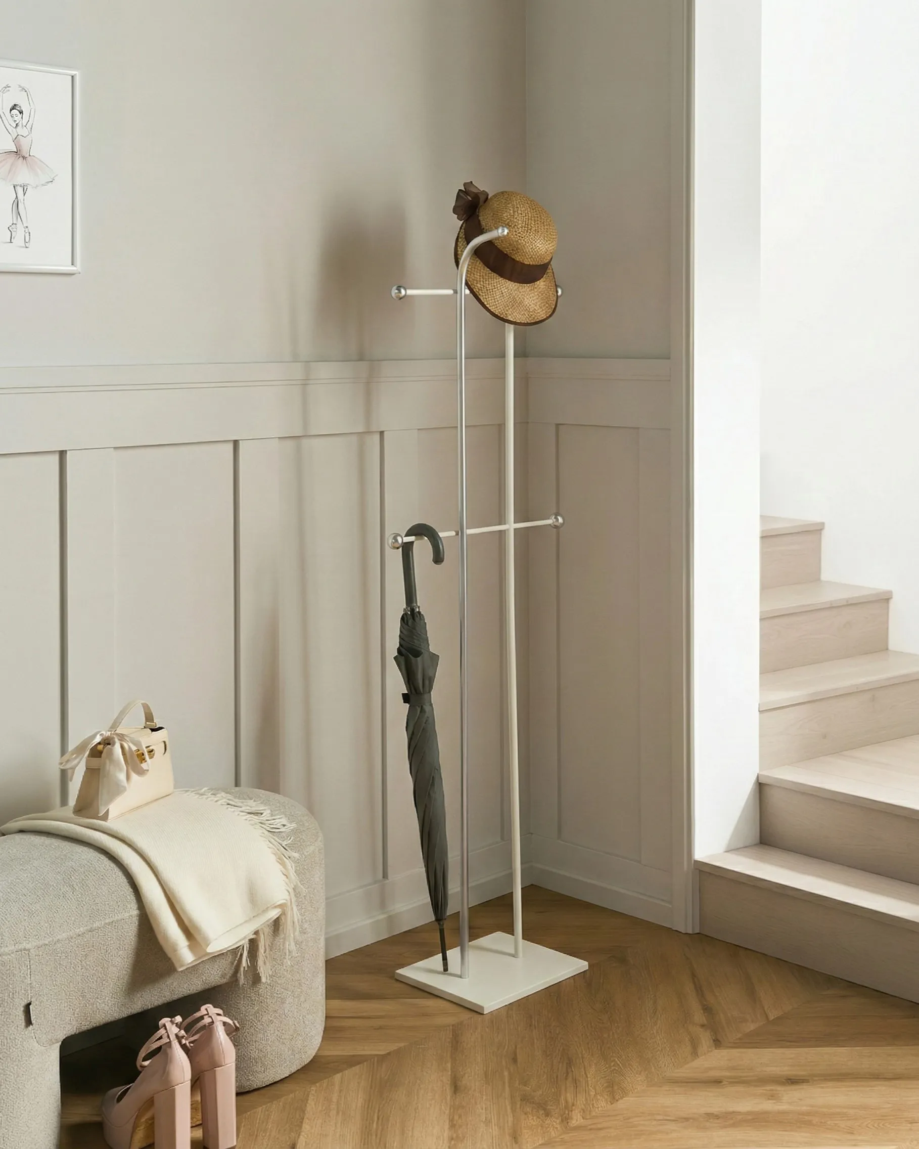 Coat Stand ODHILL Silver