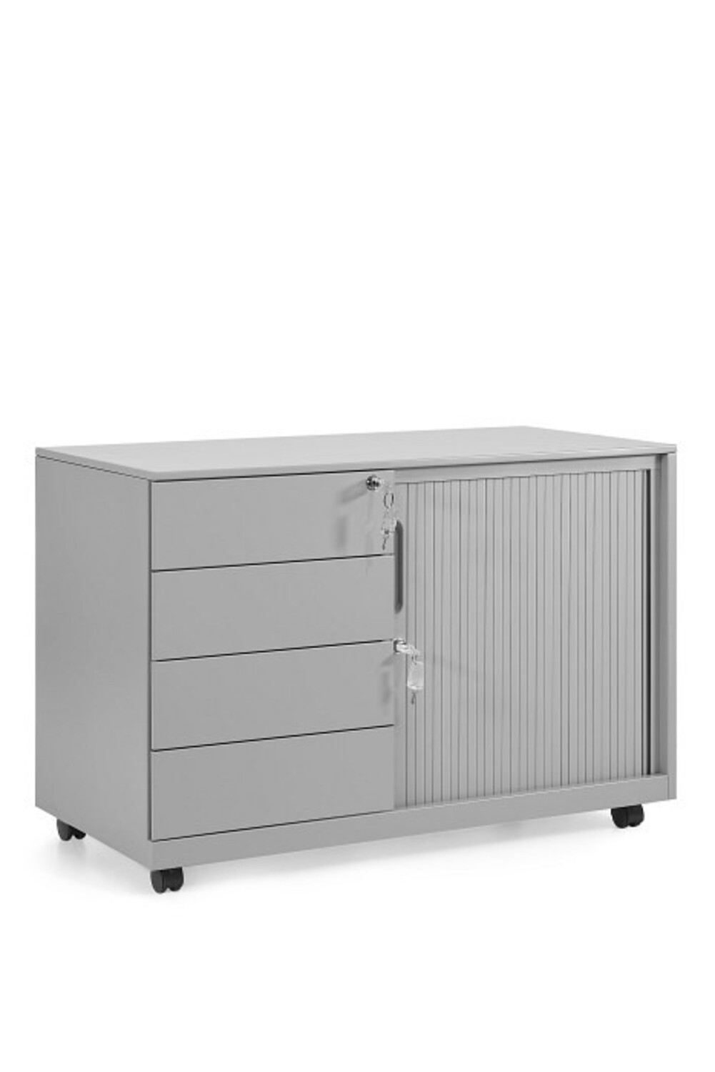 Szafka biurowa FB-615-L-4 szara metalowa