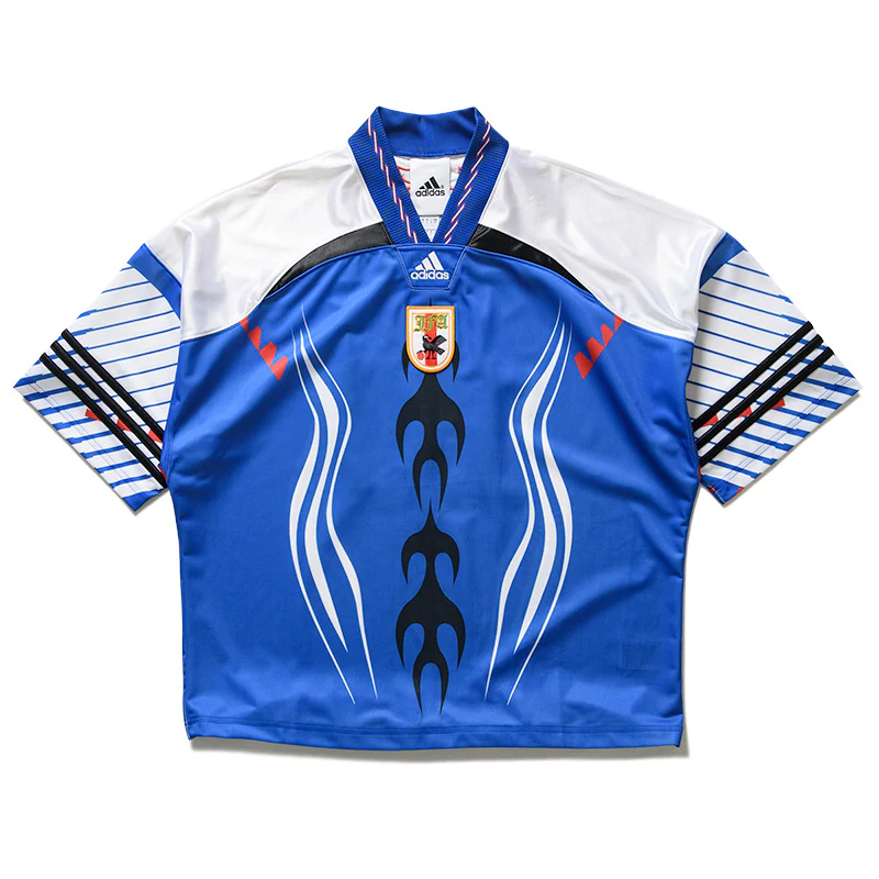 Adidas Bringbacks Remixed Japan Jersey - Power Blue/White