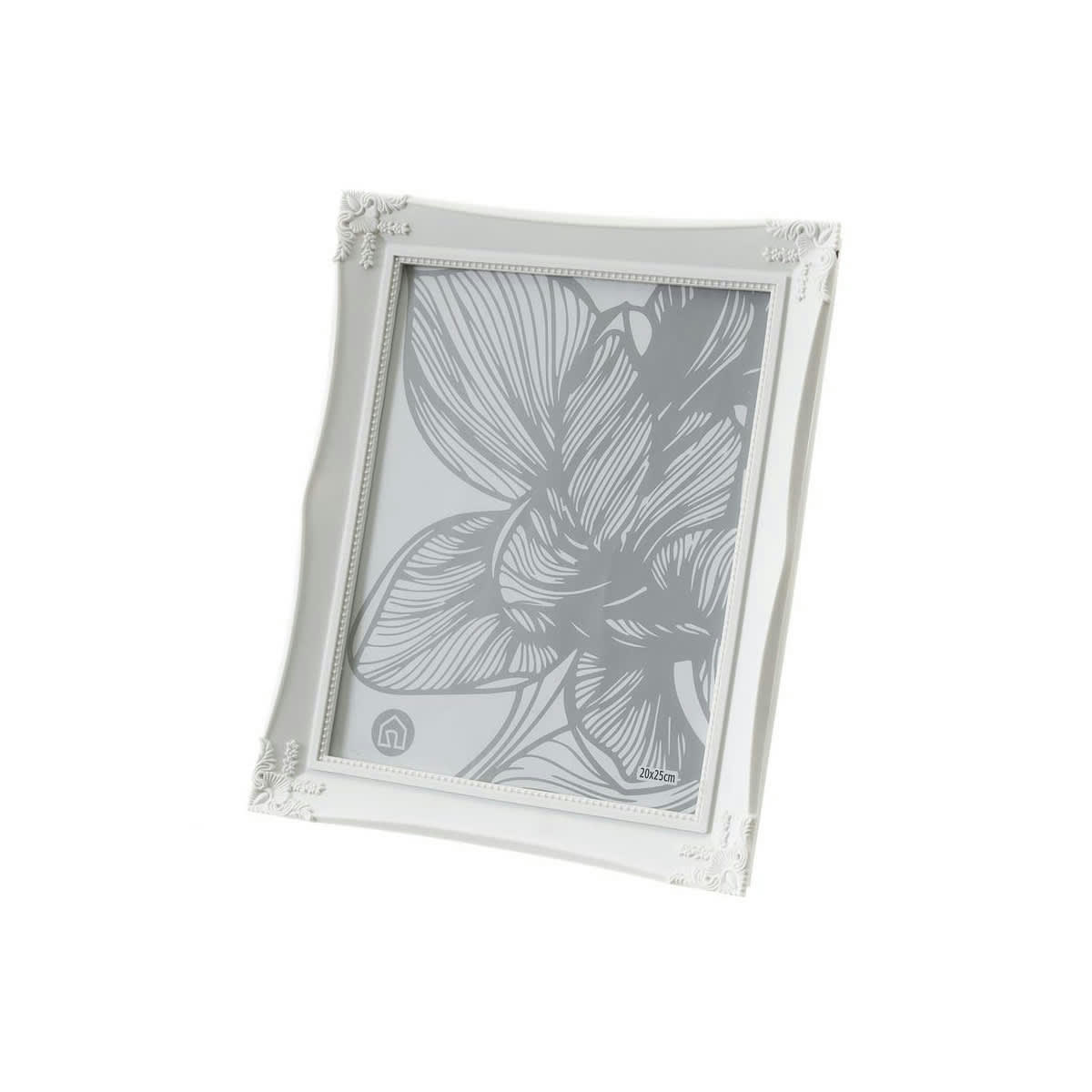 - Cadre photo classique en polypropylène blanc - 25.5x2x30.5cm