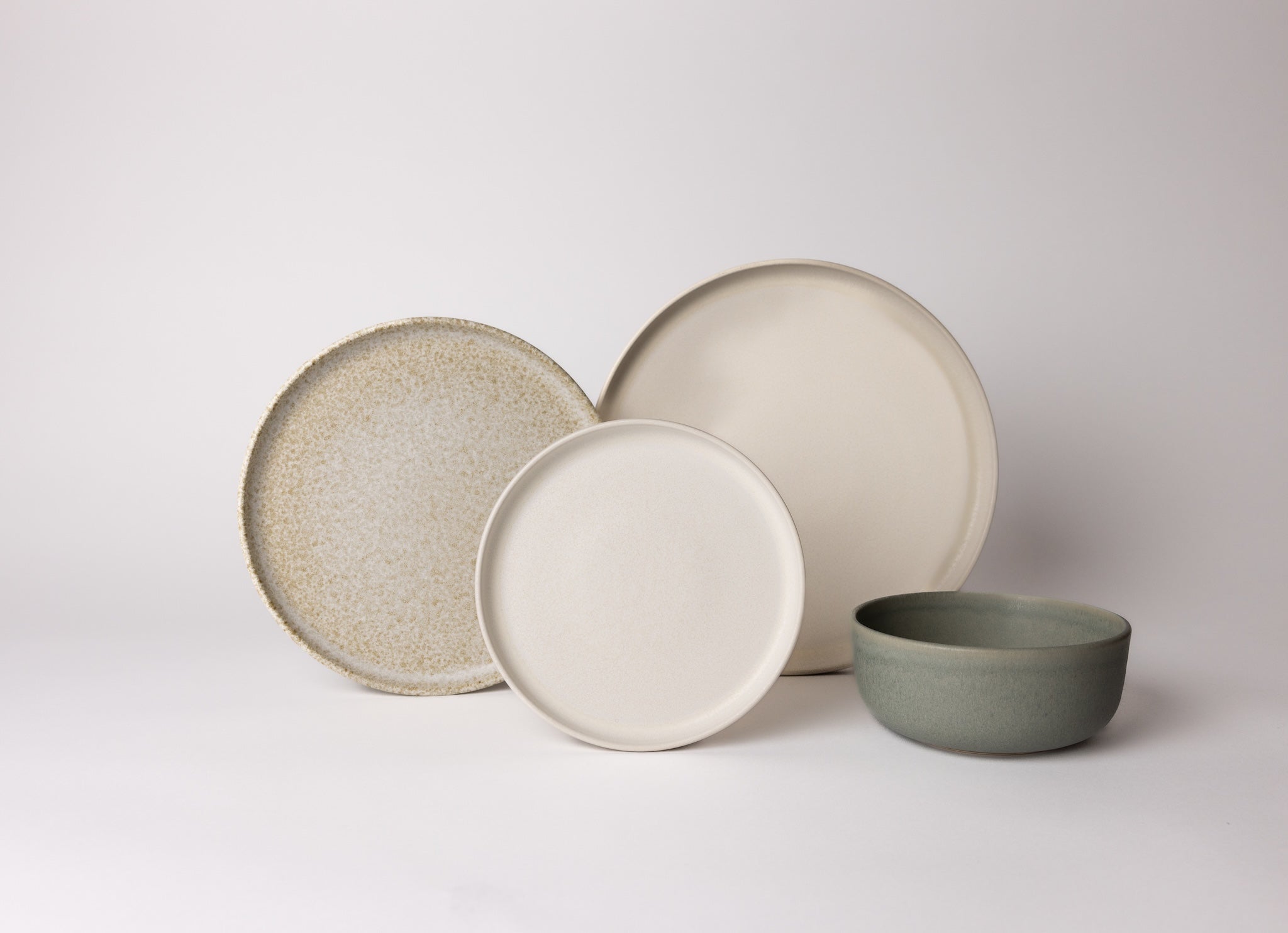 Mimo Homeware serviesset Dreamy Ivory & Ocean Breeze - 4-delig - 2 personen