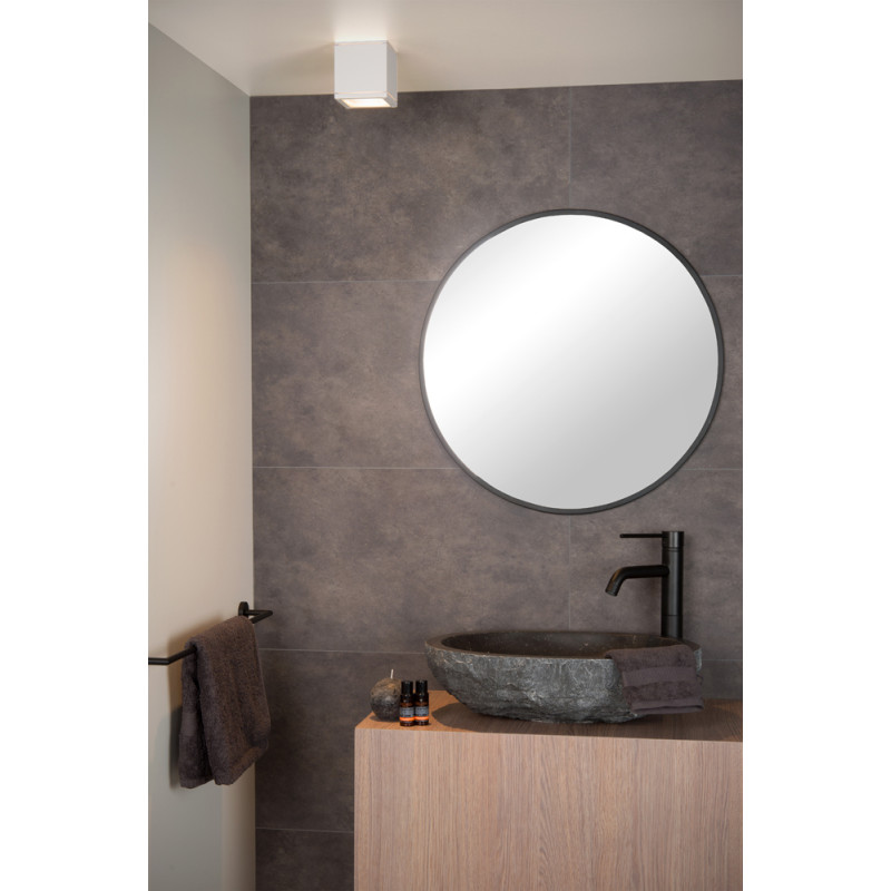 Spot pour salle de bain Aven blanc carré GU10 50 W LUCIDE