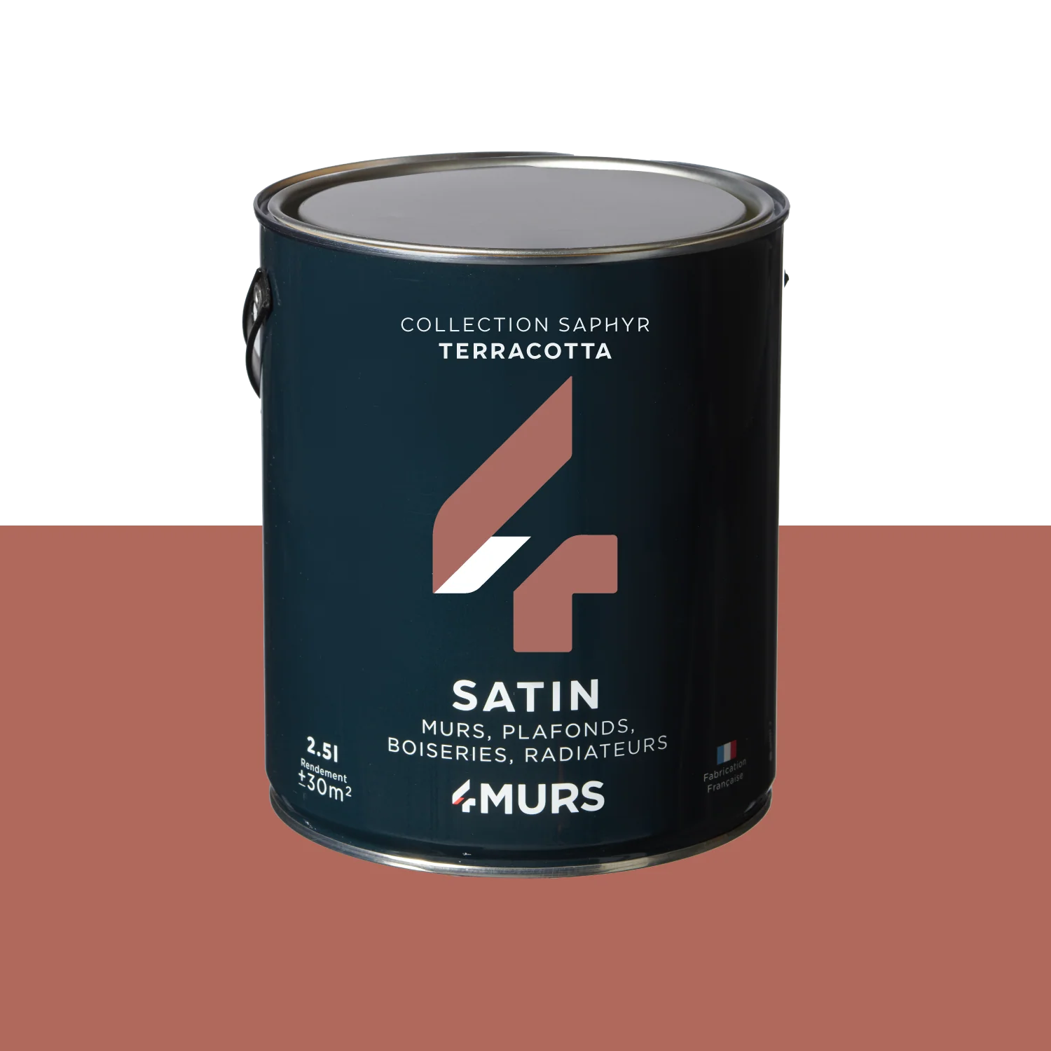 Saphyr Peinture Multi-supports Peinture terracotta Satiné