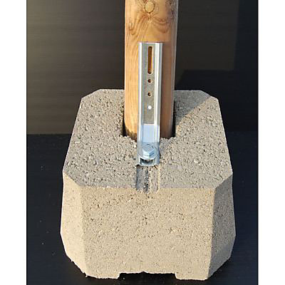 Kit de fixation pour 4 plots béton Blooma