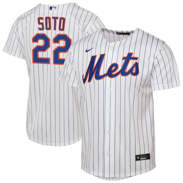 Juan Soto New York Mets Nike Youth Home Replica Jersey - White