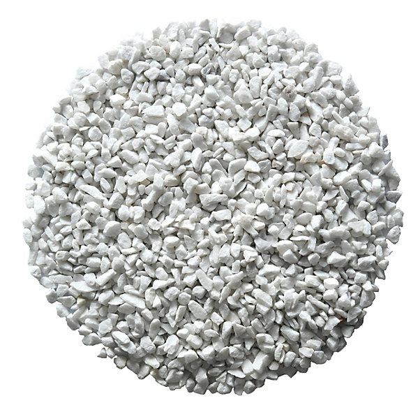 Gravillon blanc marbre 4/6 en berlingot de 1kg