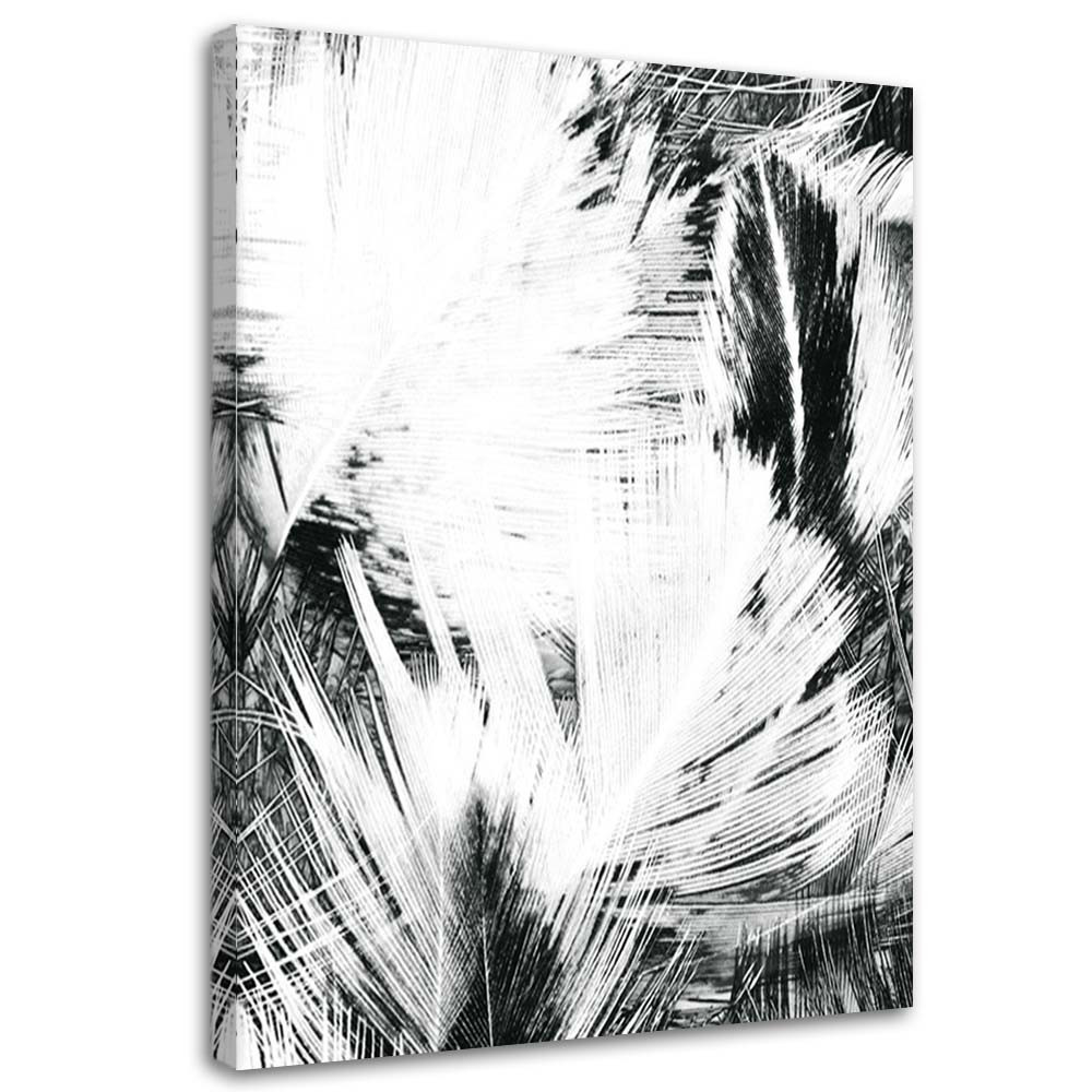 Feeby Obraz na płótnie Abstrakcja czarno-biała 40x60