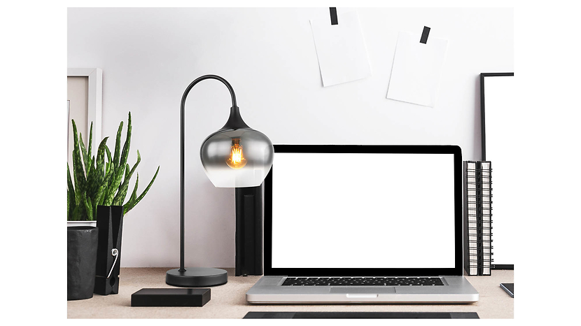 Lampa stołowa Maxy metalowa czarna