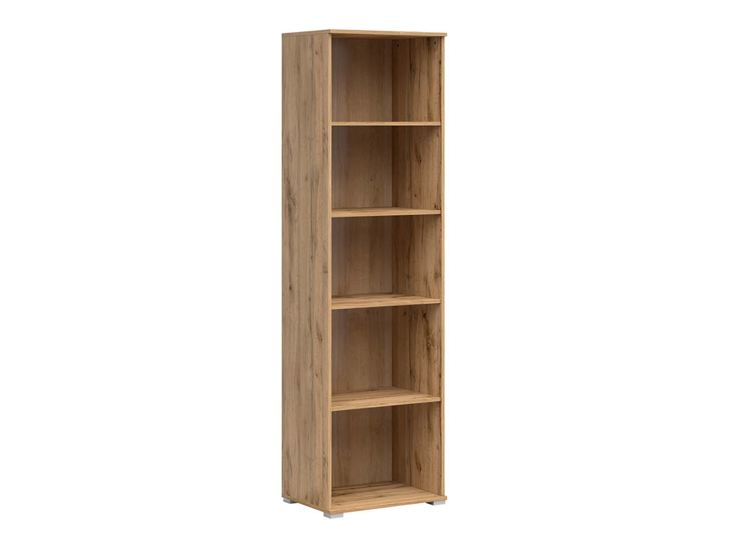 Regał Zele 56 cm z 4 półkami dąb wotan