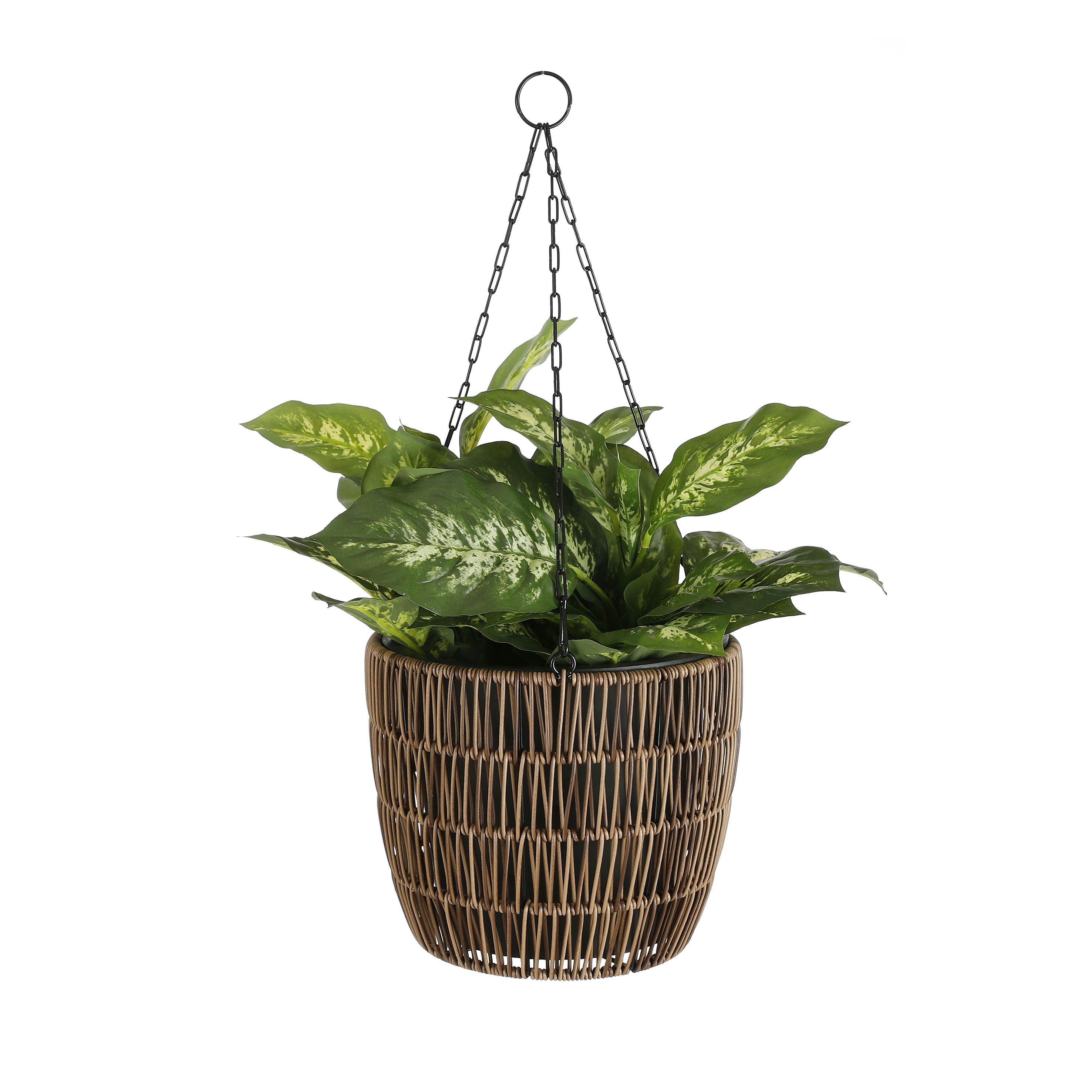 - Dieffenbachia artificielle vert en pot H40