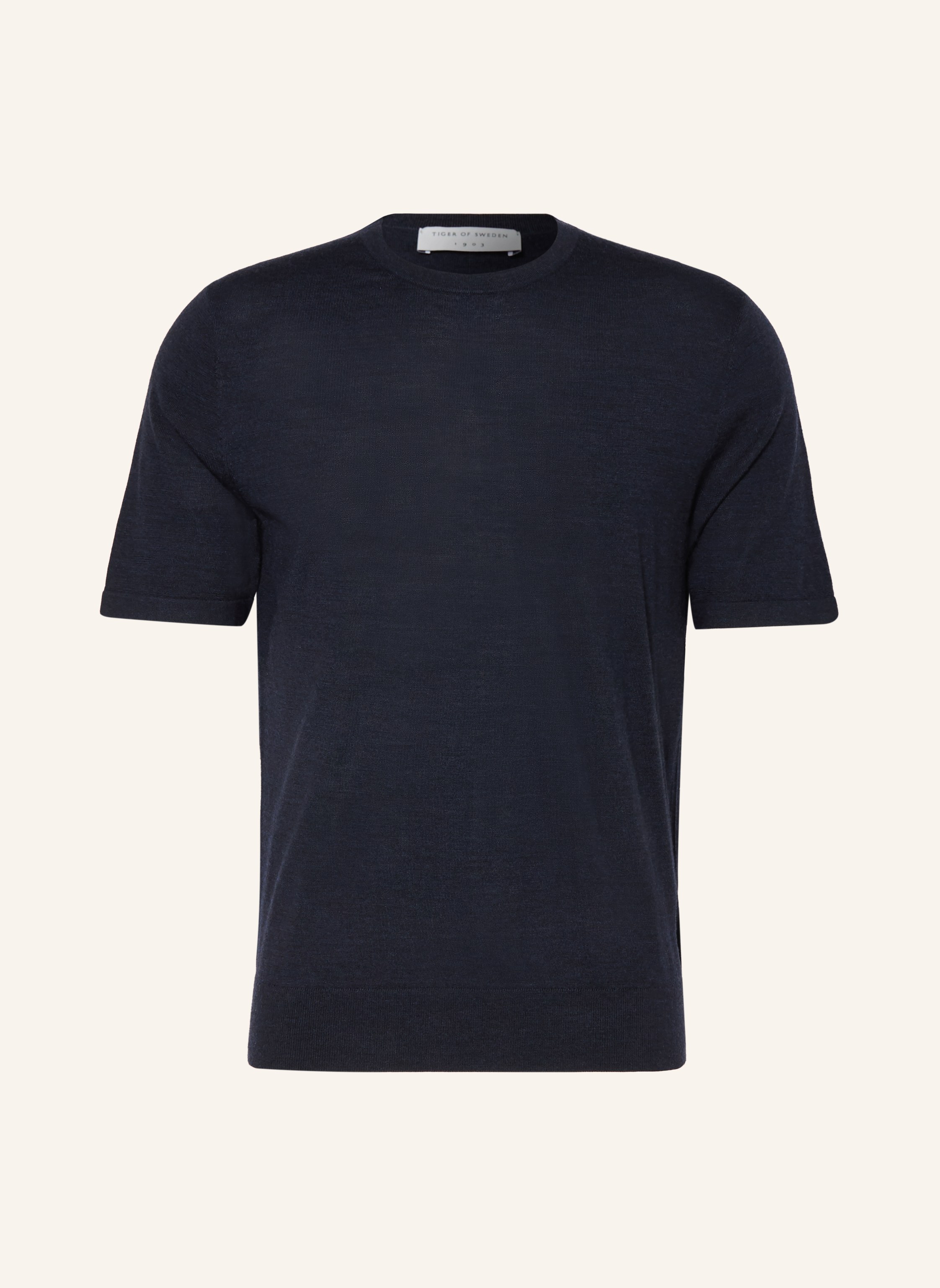 TIGER OF SWEDEN Strickshirt CONNOR aus Merinowolle