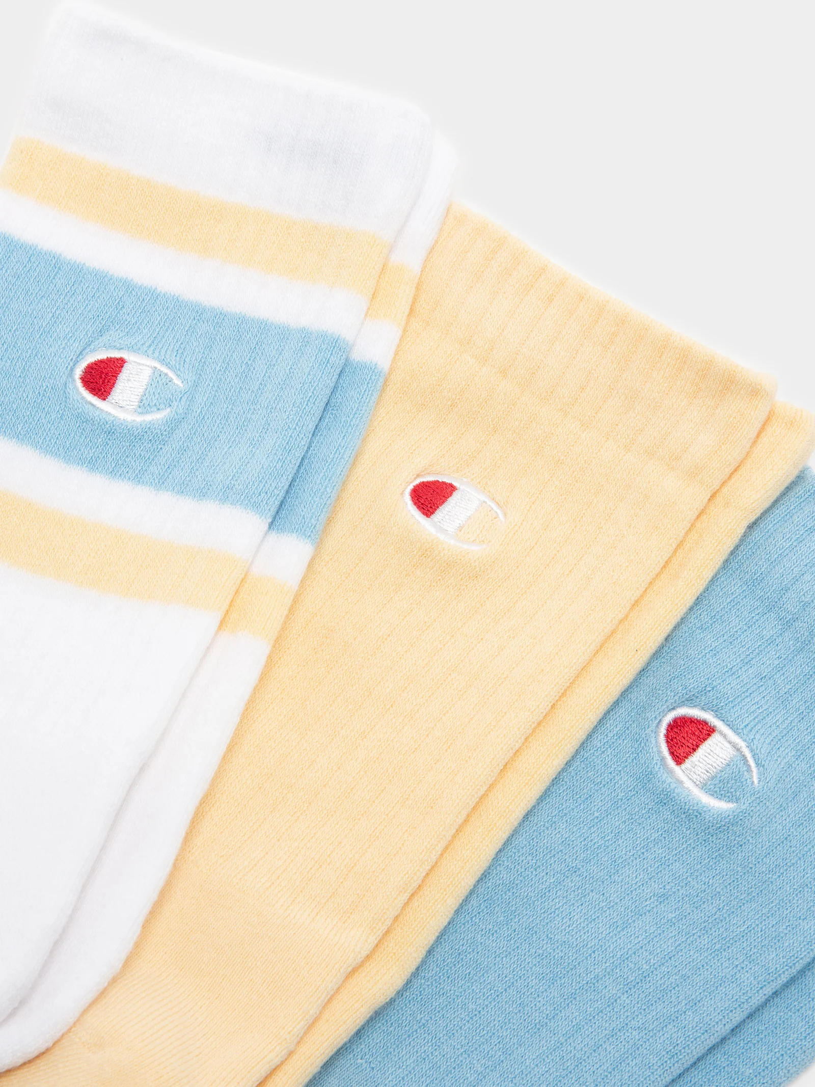 3 Pairs of Mixed Crew Socks