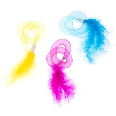 TIAKI Tubes with Feathers Cat Toy Set