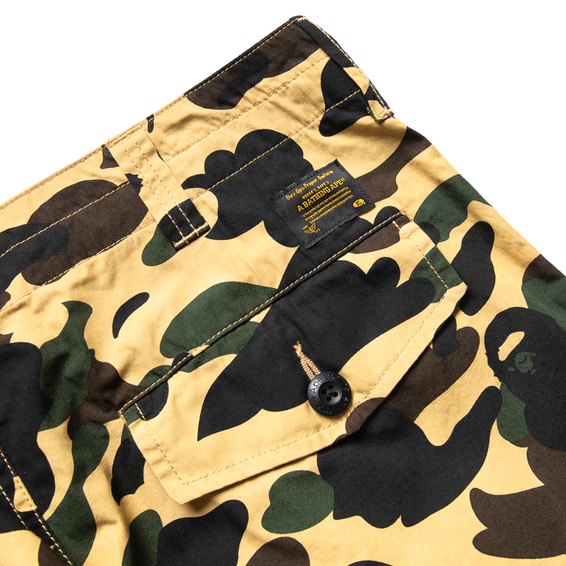 A Bathing Ape 1st Camo 6 Pocket Pants - Yellow