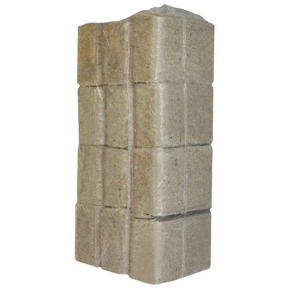 Holzbriketts, 12 Stück, Mischholz, 10 kg, foliert