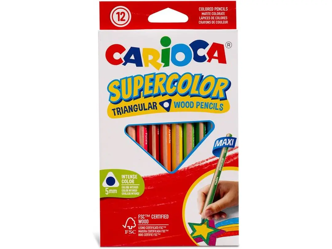 Farbstift-Set 12er-Set Supercolor Maxi
