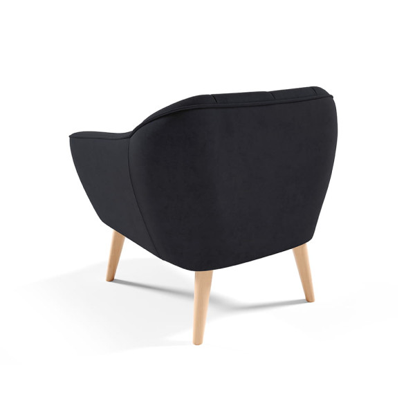 Fotel Fendi Velutto 20 skandynawski