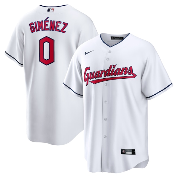 Andrés Giménez Cleveland Guardians Nike Home  Replica Player Jersey - White