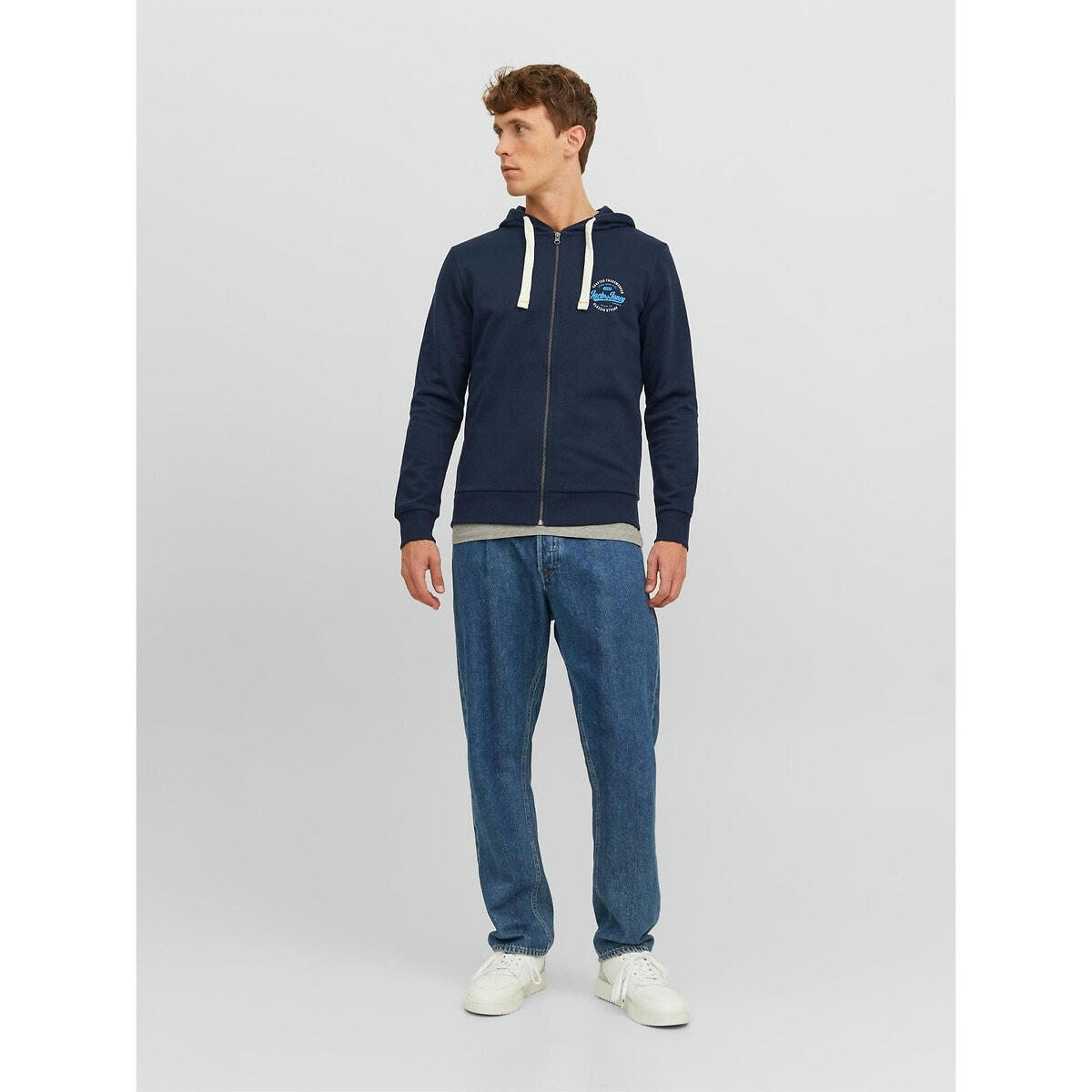 Sweat zippé à capuche Jjmikk
