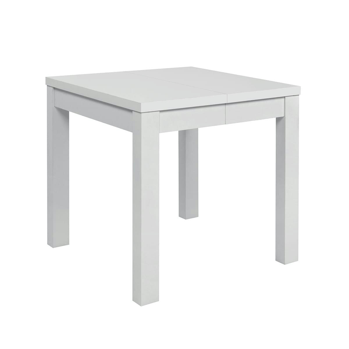 - Table à manger extensible 2 à 8 places stratifiés blanc