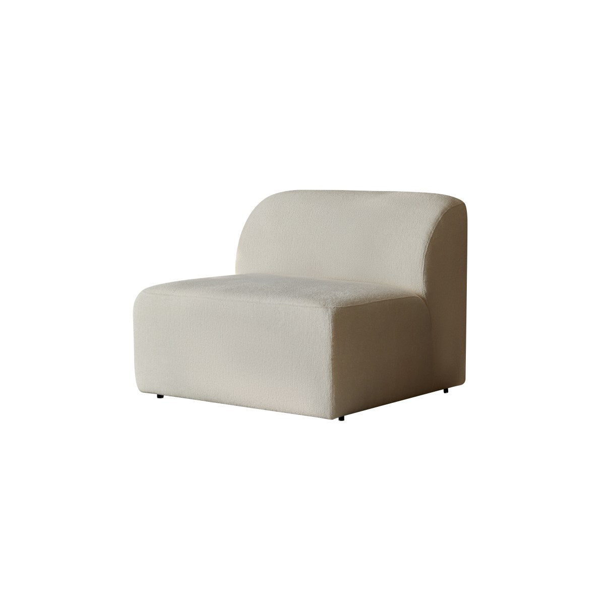 Tikamoon Modulaire stoffen fauteuil in écru, groot model - Beige