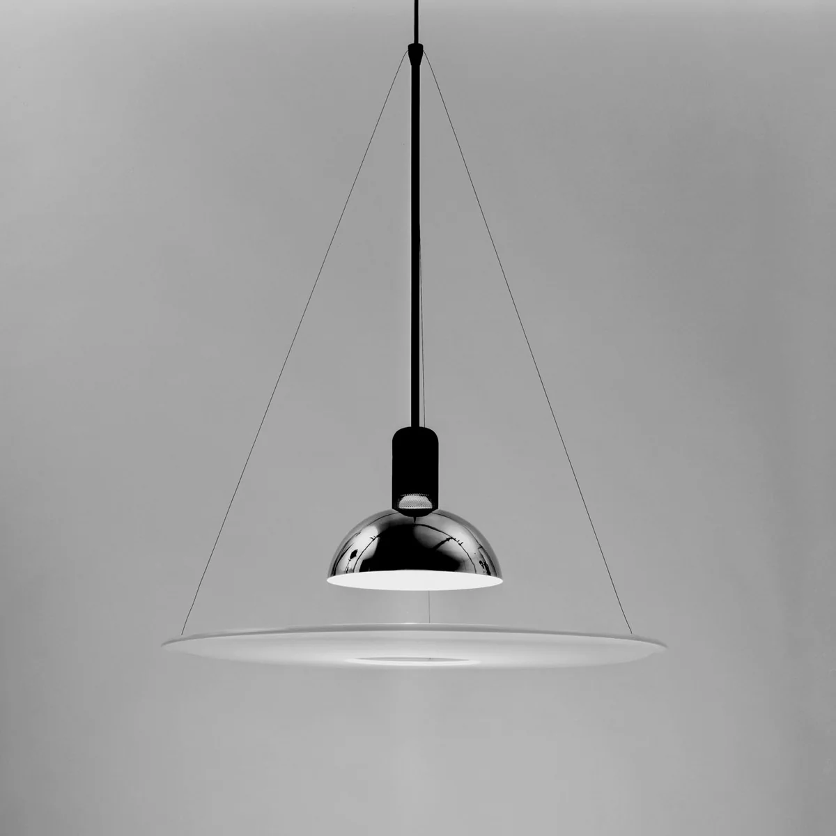Flos - Frisbi Pendelleuchte, Chrom