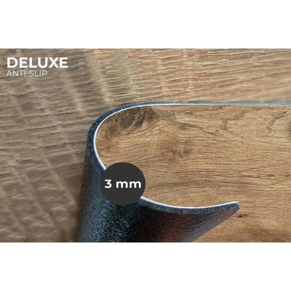 MuchoWow Placemat (6stuks) 45x30cm Hout Bruin Houtlook