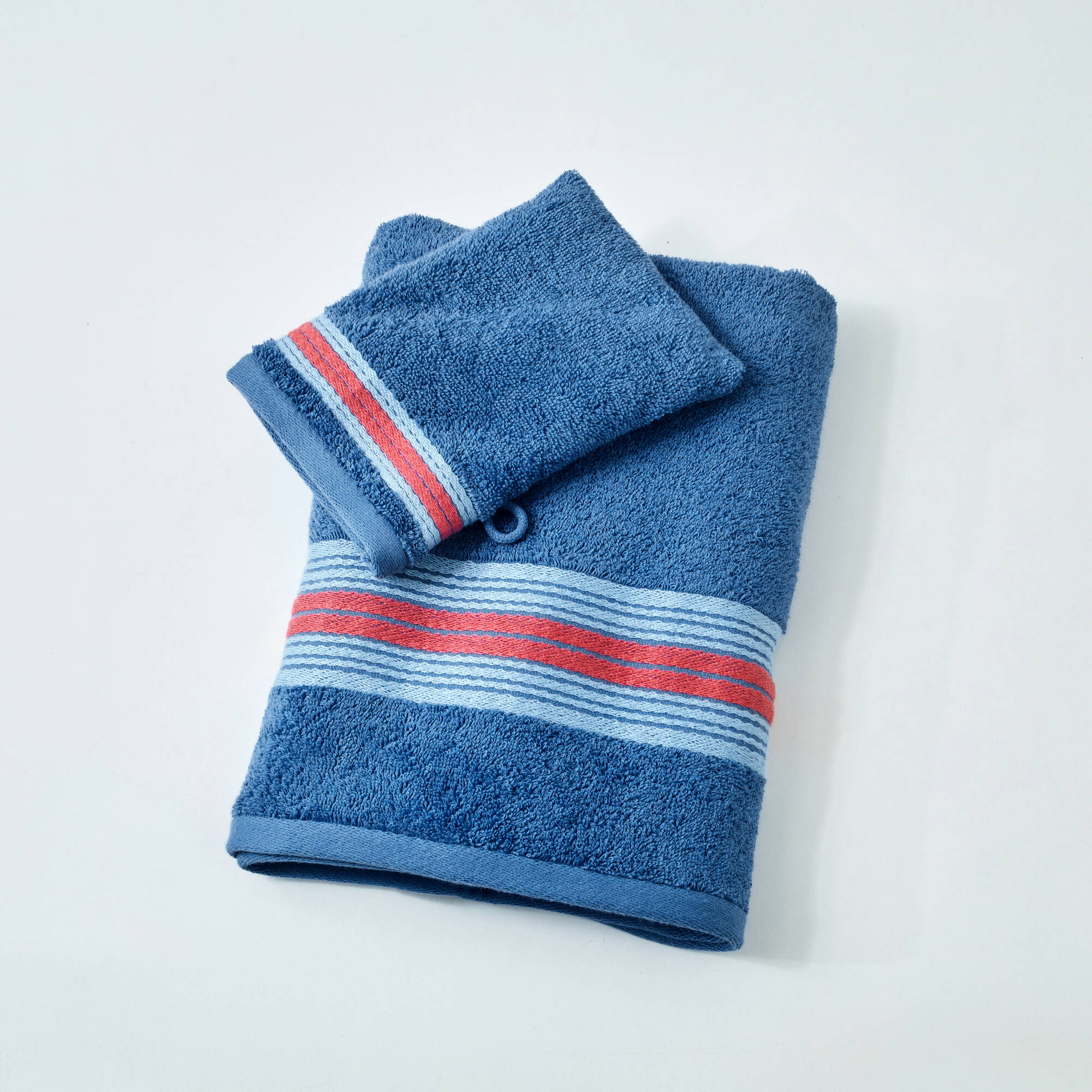 Collection serviettes de bain 420 gr/m² liteau rayures bayadères
