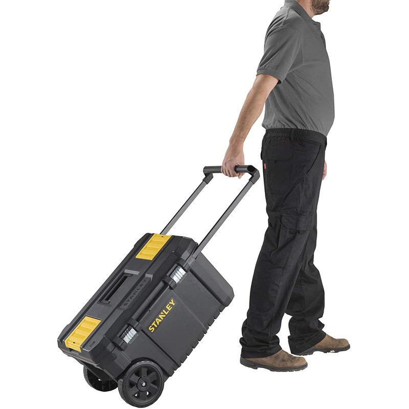 Servante mobile Essential avec boite à outils STANLEY