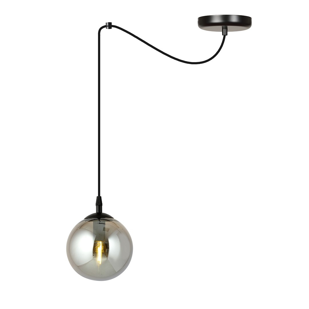 Lampa Wisząca Gigi 1 Bl Grafit