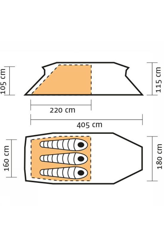 Hilleberg Nammatj GT 3-Persoons Tunneltent