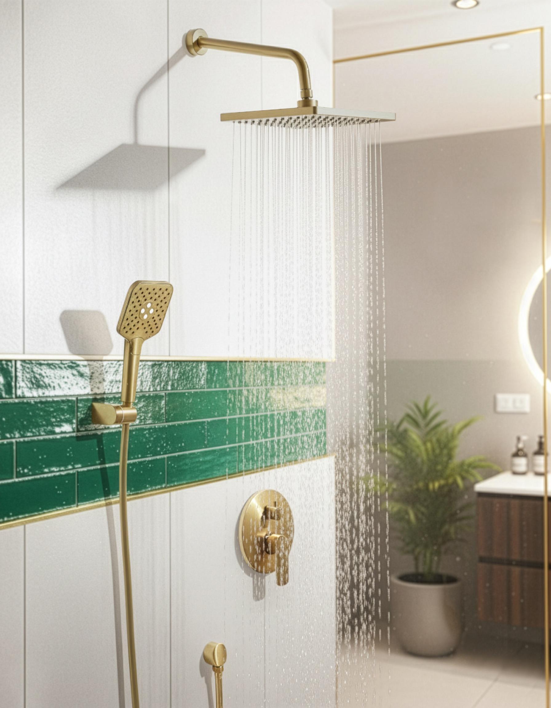 Concealed Shower Set with Rainshower CANAIMA Gold